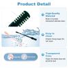5PCS 2-in-1 Nasal Hair Cutter, Upgrade Manual Double Sided Nose Hair Trimmer Cutter for Women and Men 360Rotating Nose Hair Remover Grooming Tool knife Razor Portable Nostril hair kit (Dark Green) view 4