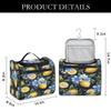 VQUVQV Travel Toiletry Bag for Men Women, Yellow Lemon Flowers Waterproof Hanging Makeup Bag Organizer, Portable Travel Bags for Toiletries, Cosmetic view 2