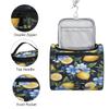 VQUVQV Travel Toiletry Bag for Men Women, Yellow Lemon Flowers Waterproof Hanging Makeup Bag Organizer, Portable Travel Bags for Toiletries, Cosmetic view 3