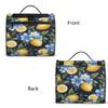 VQUVQV Travel Toiletry Bag for Men Women, Yellow Lemon Flowers Waterproof Hanging Makeup Bag Organizer, Portable Travel Bags for Toiletries, Cosmetic view 4