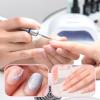 10 Pack Professional Cuticle Nail Drill Bit Diamond Flame Cuticle Drill Bits for Nails 3/32'' Shank Cuticles Clean Drills Bit Manicure Pedicure Tools with Case for Dead Skin Removal view 3