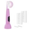 Smooth Dermaplane Razor for Women Facial Peach Fuzz Remove - Facial Hair Removal Kit with 12 Blades, 3 Speeds & LED Light view 1