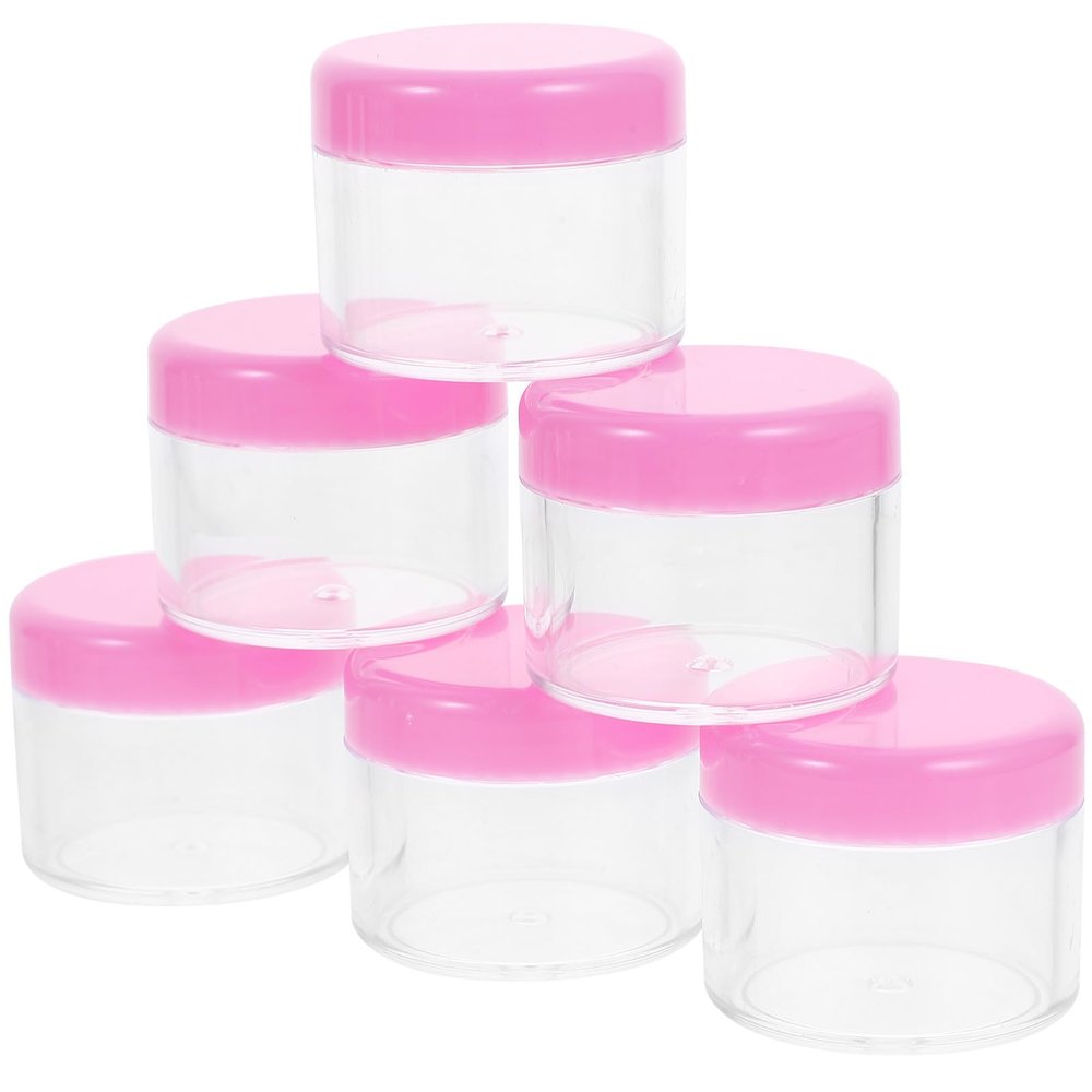 STAHAD 12Pcs 20G Thick-Wall Makeup Containers with Lids, Leak-Proof Refillable Cosmetic Cream Jars for Travel and Daily Lotion Storage