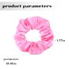 Pink Satin Scrunchies Set for Besties Friends Galentines Day Gift Ponytail Holder Hairties Long Fine Hair Accessories Elastic Bobbles Ropes Hair Tie for Wedding Birthday Party Favors 4 Pcs view 2