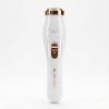 3-in-1 Electric Body Hair Trimmer, White, Ceramic Blades, Wet and Dry Use, USB Rechargeable, Double-Headed Shaver with Nose Ear Trimmer view 1