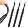 3 Pcs Silicone Lash Brush, Eyelash Comb Black Mascara Eyelash Separator Eyelashes Definer with Dust Cover view 1