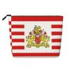 BLWSLC Flag of the Senate of Bremen Printed single layer cosmetic bag, storage bag, suitable for daily storage, a must-have for business trips. view 1