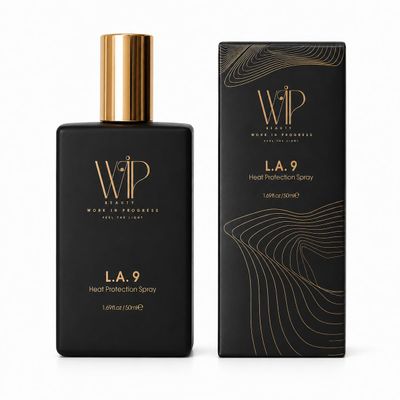 Wip Beauty L.A. 9 Heat Protection Spray for Hair, Anti Frizz Shine Spray