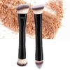 Foundation brush set,concealer brush,powder brush,duo ended flat kabuki foundation brush,Makeup Brush Set Professional for Eye and Face,Duo ended kabuki brush, (Black Grey) view 3