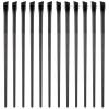 12 Pcs Eyebrow Tint Brushes, Fine Angled Makeup Brushes Angled Eyeliner Brush Set Eyebrow Brush Fine Slanted Eyebrows Applicator Ultra Thin Flat Eyeliner Concealer for Eye liner Eye brow view 1