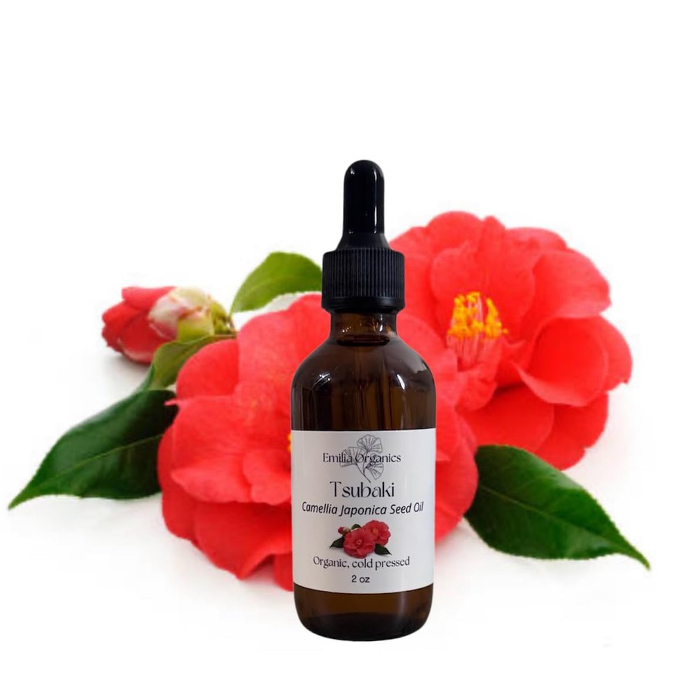 Emilia Organics Tsubaki Oil, Organic, Cold Pressed, Unrefined, Natural, 2 Fl Oz