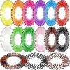 Nikeg Stretch Comb Headband 30Pieces Full Circular Stretch Comb Headbands Flexible Plastic Circle Hair Wrap Hairband Holder(Pink) view 2