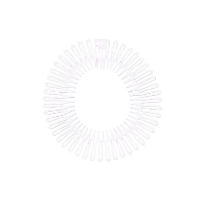 Nikeg Stretch Comb Headband 8pcs Plastic Full Circle Headbands Hair Hoop Band Clips Hairband Stretch Flexible Comb Teeth Fixed Accessories(No.9)