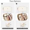 CLOUDWINGS Gifts for Women Bridesmaid Initial Makeup Bag view 2
