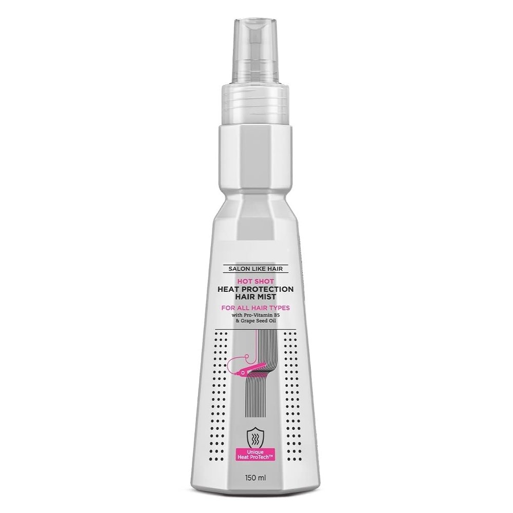 FO Hot Shot - Heat Protection Hair Mist - 150ml | No Sulphate, No Paraben, No SLS with Grapeseed Oil & Provitamin B5 | Designed for Indian Hair | For Men & Women