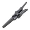 Gogogmee Stainless Steel Eyebrow Trimming Scissors and Small Mustache Scissors Gray Precision Grooming Tool for Men and Women Facial and Nose Hair Care view 1