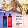 Shiny Leaf Anti Thinning Shampoo Set, DHT Blocker & Peptide, 2 x 16 oz view 2