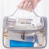 Travel Makeup Bag, Travel Size TSA Approved Wideopen Clear Toiletry Bags for Traveling with Handle,Pvc Clear Lightweight Womens Makeup Bag for Traveling Essentials Toiletries Accessories Skincare view 3