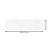 DONFAMDS 20Pcs Heat Fusion Spacer Hair Extension Heat Shield Guards 10 Holes Multi-Functional Hair Sectioning Tool for Professional and Adhesive Protection view 2