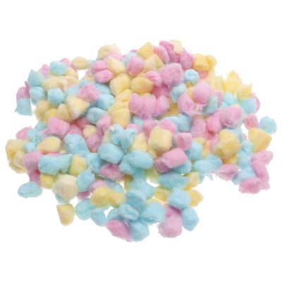 HINTRMENT Colorful Cotton Balls for Face Cleaning Newborn 500G Pack Soft Cotton Balls for Beauty Salon and Home Use