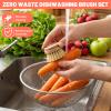 AOZUO 12 Pcs Bamboo Dish Brush Replacement Heads, Small Wooden Dish Brushes view 4