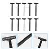 OSOLADY 10Pcs Disposable Anti-Slip Carbon Steel Body Hair Trimmer for Women Armpit and Arm Hair Removal Razor Black for Sensitive Skin Use view 3