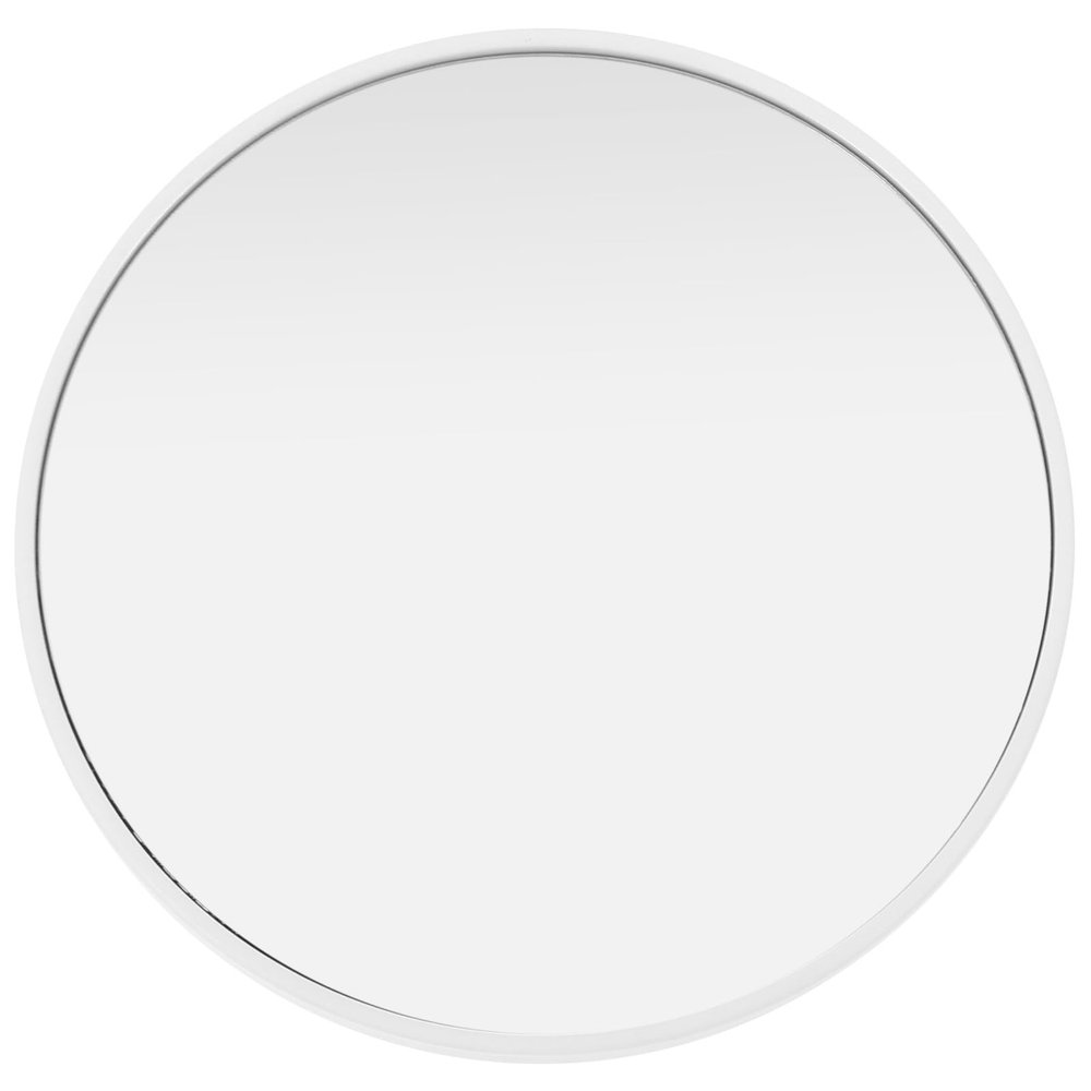 FOYTOKI Makeup Mirror with Suction Cup 4.5-Inch Round Bathroom Mirror Compact for Precise Tweezing and Wall Mounting