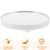 FOYTOKI Makeup Mirror with Suction Cup 4.5-Inch Round Bathroom Mirror Compact for Precise Tweezing and Wall Mounting view 2
