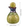 OSOLADY Ceramic Perfume Essential Oil Bottle Wide Mouth with Stopper view 3