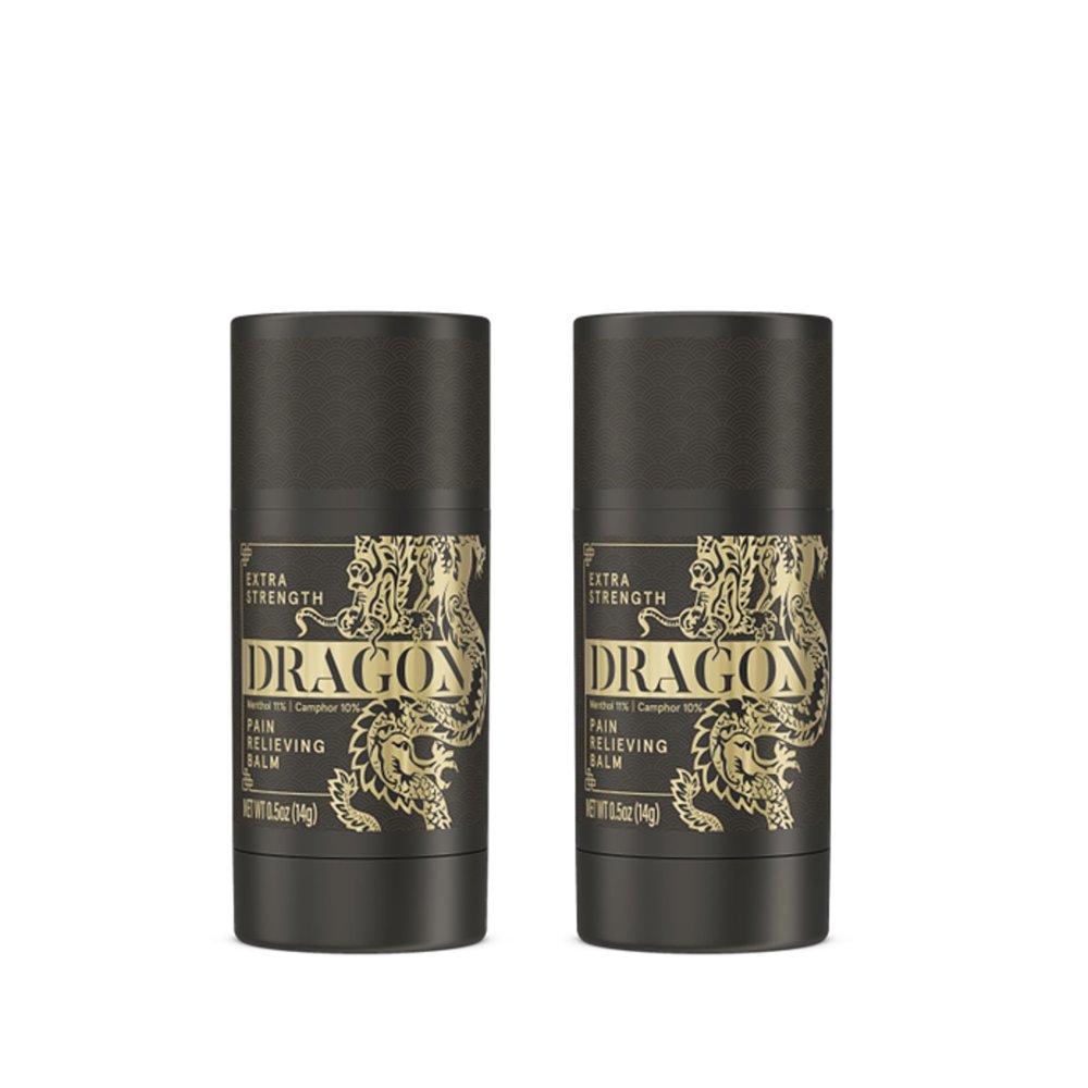 Americanna Wellness Dragon Balm Travel Roll-on Black Travel Mini - Pack of 2