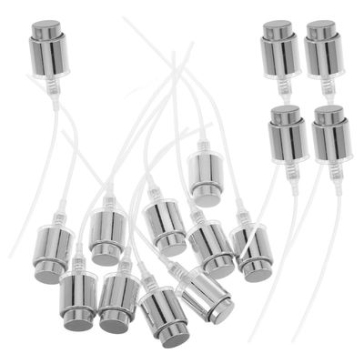 CIMAXIC 15Pcs Perfume Bottle Spray Heads, Silver Plastic Dispensing Caps