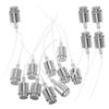 CIMAXIC 15Pcs Perfume Bottle Spray Heads, Silver Plastic Dispensing Caps view 1