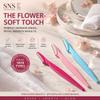 SNS Collections Dermaplane Razor for Women, Face Razor & Eyebrow Trimmer, Facial Hair Remover, Peach Fuzz Remover, Exfoliating Facial Razor with Protective Cover, Safe Precision Blade, Pack of 3 view 4