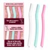 SNS Collections Dermaplane Razor for Women, Face Razor & Eyebrow Trimmer, Facial Hair Remover, Peach Fuzz Remover, Exfoliating Facial Razor with Protective Cover, Safe Precision Blade, Pack of 3 view 1