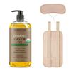 Majestic Pure USDA Organic Castor Oil - 8 Fl Oz with Wraps view 1
