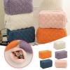 Cute Makeup Bags, Portable Fluffy Cute Small Cosmetic Bag with Dividers and Zipper,Wideopen Plush Waterproof Travel Toiletry Bag for Women for Traveling Skincare Essentials Accessories Toiletries view 4