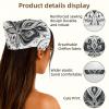 RODAILYCAY Hello Summer Pineapple Watermelon Background 4 PCS Hair Scarfs, Elastic Hair Scarf Headband, Triangle Kerchief, Head Hairband Bandanas view 3