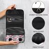 Ethebre Abstract Rose Love Pattern Travel Toiletry Bag with Hanging Hook, Waterproof Hanging Makeup Organizer Portable Cosmetic Bag for Women & Men Travel Essentials Accessories view 4