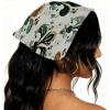 RODAILYCAY 4 PCS Hair Scarf Headband, Chiffon Triangle Head Scarf, Bird Non Slip Hair Bandanas Kerchief view 2