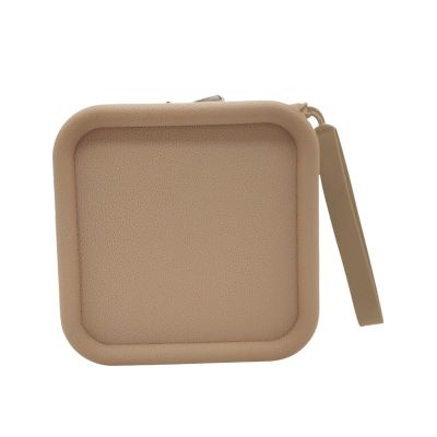 Toiletry Bags for Traveling Women, Silicone Waterproof Aesthetic Small Toiletry Bag with Zipper,Pu Leather Cute Slim Cosmetic Bag for Skincare Accessories Toiletries Lipstick Traveling Essentials