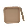 Toiletry Bags for Traveling Women, Silicone Waterproof Aesthetic Small Toiletry Bag with Zipper,Pu Leather Cute Slim Cosmetic Bag for Skincare Accessories Toiletries Lipstick Traveling Essentials view 1