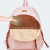 Toiletry Bags for Traveling Women, Silicone Waterproof Aesthetic Small Toiletry Bag with Zipper,Pu Leather Cute Slim Cosmetic Bag for Skincare Accessories Toiletries Lipstick Traveling Essentials view 4
