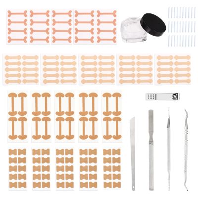 176pcs Ingrown Toenail Set, Include Breathable In-Growing Toenail Strips Curved Toes Patches Lifting Pedicure Tools & Pads Suitable for Home Pedicure