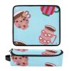 GuoChe 2-in-1 Curling Iron Travel Case and Heat Resistant Mat Heating Tools Travel Bag Organizer for Hot Tools Curling Iron Flat Irons Hair Volumizer Styler, Fun Car & Striped view 3