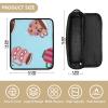 GuoChe 2-in-1 Curling Iron Travel Case and Heat Resistant Mat Heating Tools Travel Bag Organizer for Hot Tools Curling Iron Flat Irons Hair Volumizer Styler, Fun Car & Striped view 4