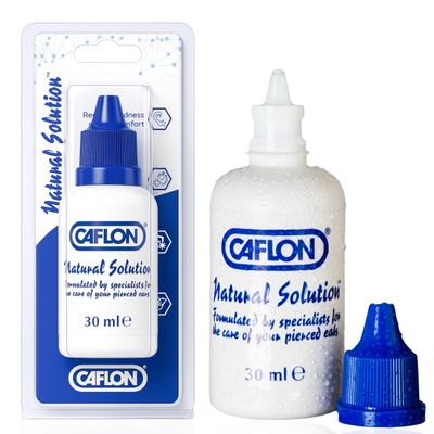 Caflon Piercing Aftercare Solution, No-Sting Cleansing Drops, 30ml