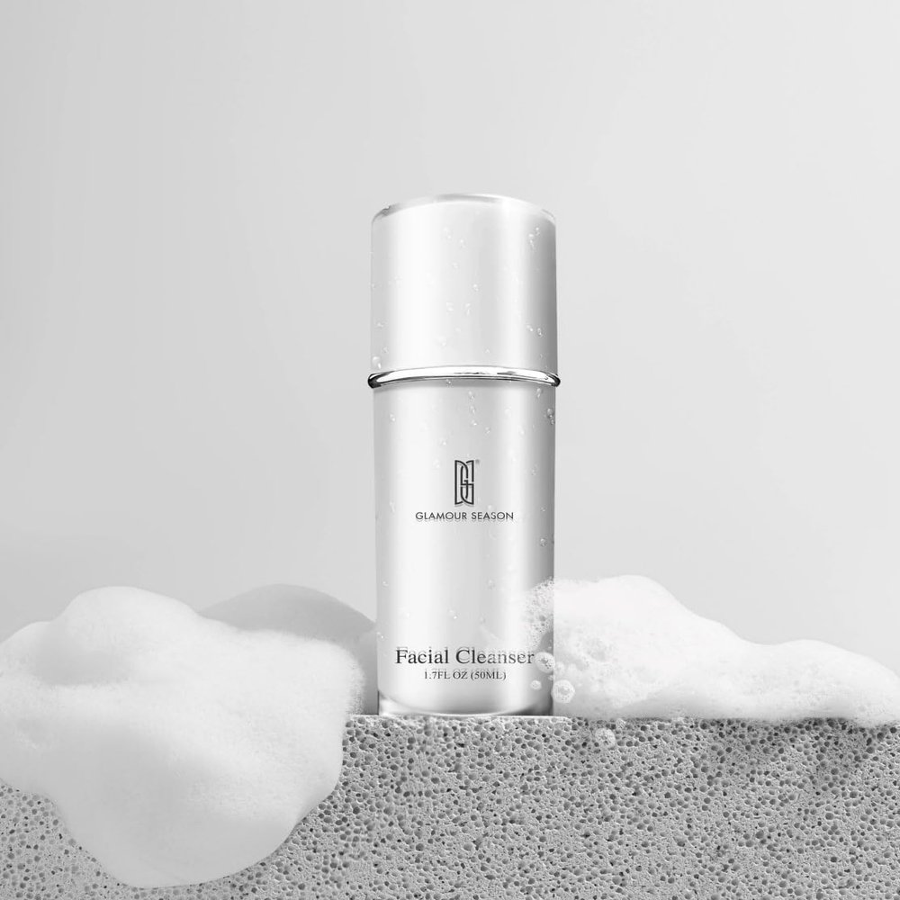 Glamour Season Facial Cleanser. Cleansing, Repairing & Renewal Are The Cycles of The Skin. Allowing it To Be Nourished & Maintain a Healthy Cycle -1.7FL OZ(50ML)