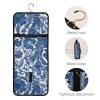 CuwrYet Blue White Damascus Travel Toiletry Bag 1 PCS Hanging Toiletry Bag for Women & Men Makeup Organizer Bags for Travel Essentials Accessories Cosmetics Gifts for Women view 4