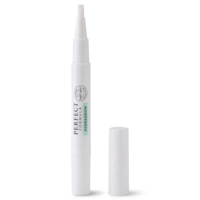 Perfect Formula HydraGrow Cuticle Hydration Nail Growth Oil Pen With Vitamin E Jojoba Oil and Aloe Vera for Strong & Healthy Looking Nails - Travel Friendly Manicure Brush - 3 ml