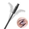 100 Pcs Mascara Wands Disposable Eyelash Brush Spoolies for Eye Lash Extensions Applicators with Container - Black view 3
